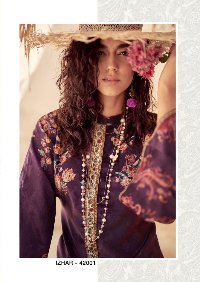 Izahar Velvet Digital Print Designer Pakistani Suits Catalog